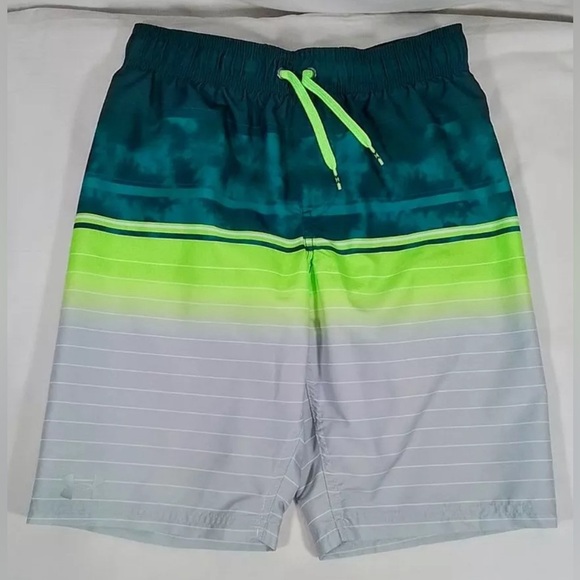 Under Armour Boys' Gradient Tie Dye Stripe Volley swim Short - Picture 2 of 4